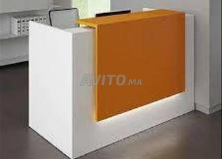 comptoir de réception