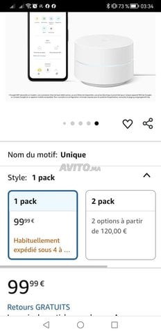 Google WiFi AC1200 Dual-band Mesh Wi-fi Router
