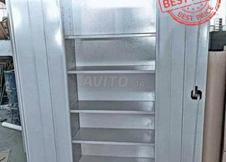 Armoire haute métallique avec 2 portes battante