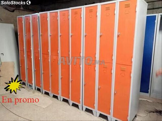 Armoire casier vestiaire métallique dispo EN STOCK - 2