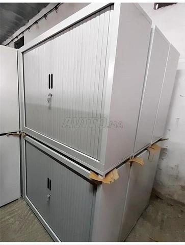 Armoire métallique à rideaux coulissants - 2