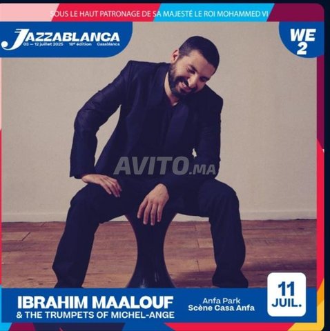 Ticket jazzablanca pour le vendredi 11 juillet