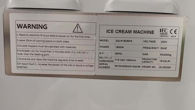 Machine a glace italienne 