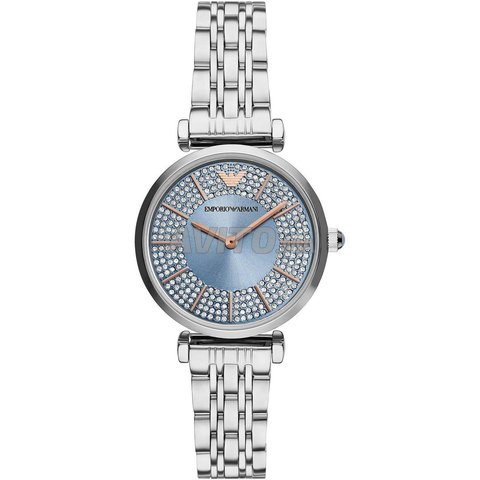 Armani Argenté Acier Ar11594