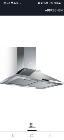 Robuste Hotte de cuisine 90cm Inox Made in Germany