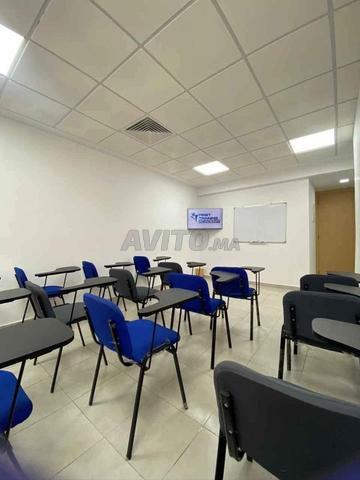 chaise scolaire avec table écritoire 