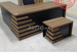 Bureau SAVAN avec retour et caisson mobile 