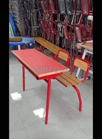 TABLE scolaire pour deux élèves