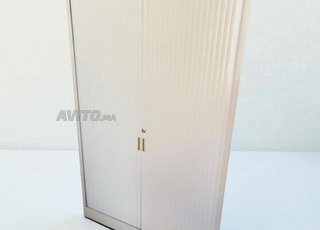 Armoire haute Marcadet beige 120x200cm