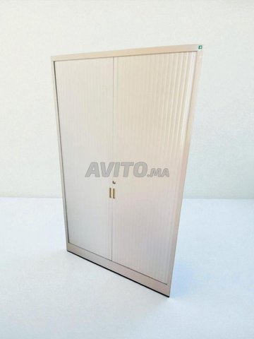 Armoire haute Marcadet beige 120x200cm