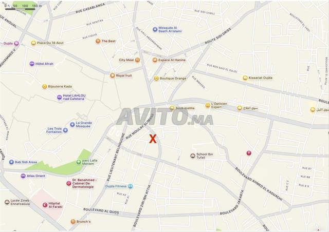 Terrain deux façades titré centre ville à vendre 