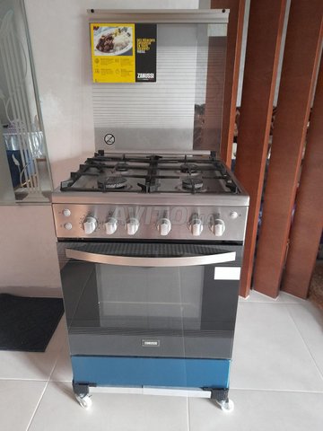 Cuisinière zanussi inox 