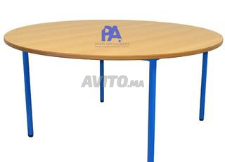 Table en bois octogonale