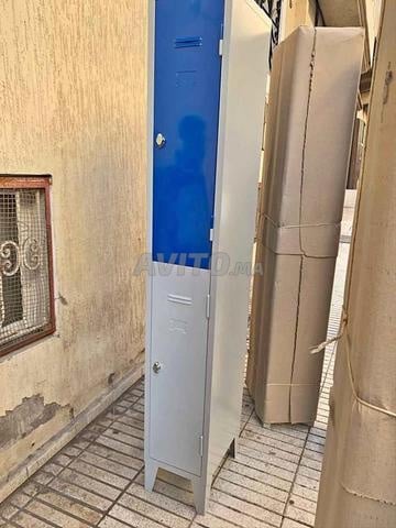 Armoire casier vestiaire métallique 4 portes dispo - 2