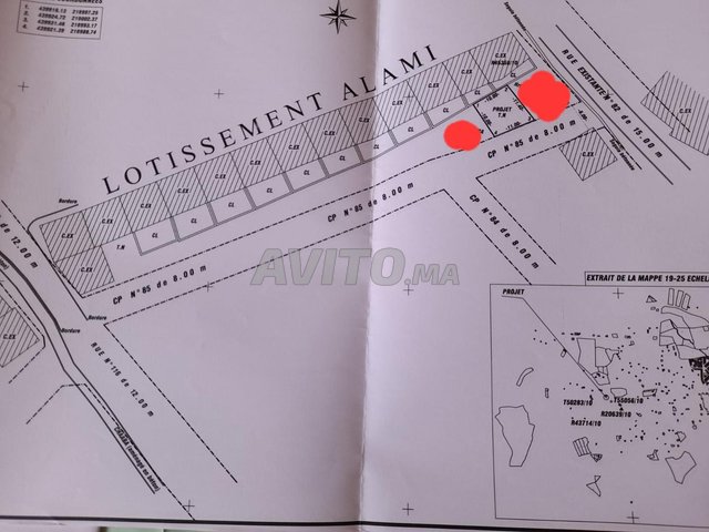 Terrain 111 m carré à El ksiba sidi bouyedjji