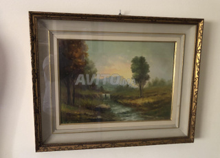 Tableaux signé emporté de l’Italie 