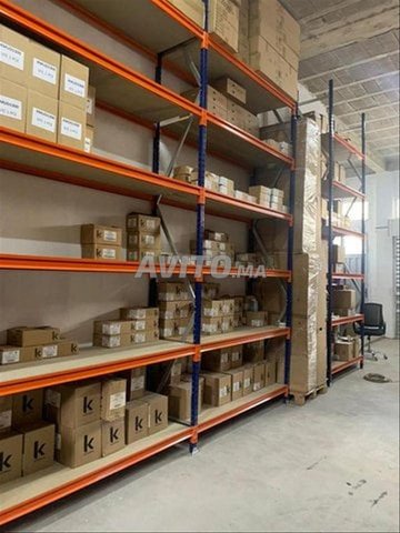 Rayonnage pour stockage palettes en bois 