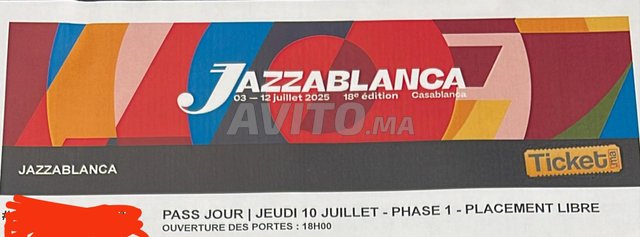 pass Jazzablanca du 10 juillet 2025