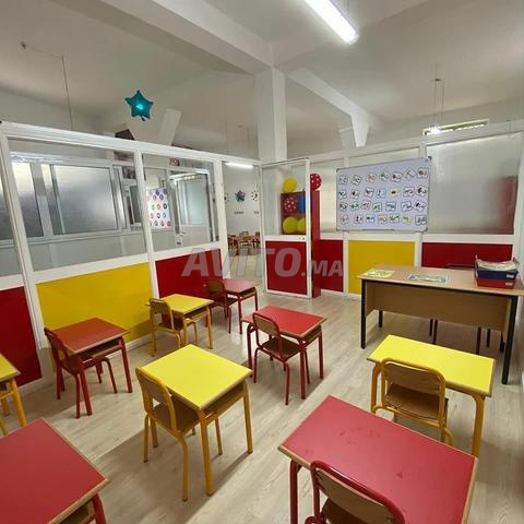 Matériel scolaire table double places semi métall