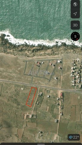 terrain titré a proximité de la plage el bedouza