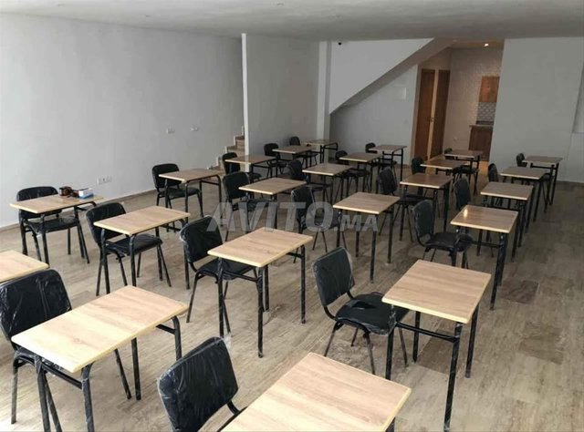 Mobilier scolaire table individuelle double places