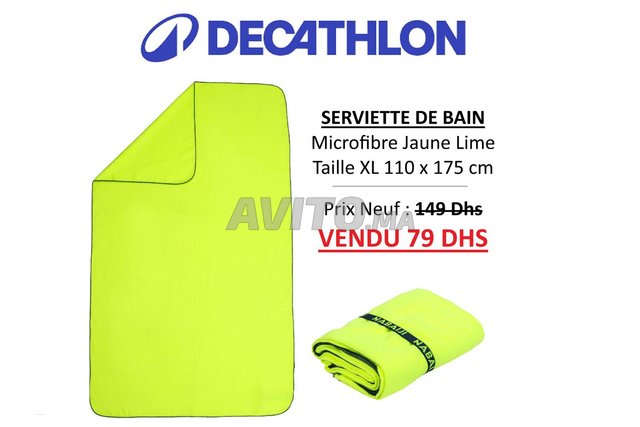 NEUF - Serviette de Bain Microfibre XL 110x175cm