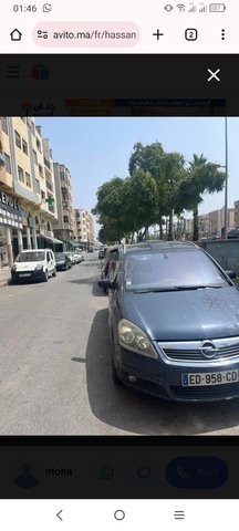 Opel Zafira Diesel Manuelle 2007 à Rabat