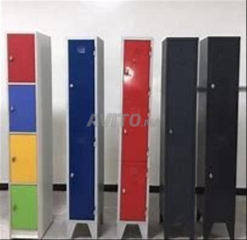  Vestiaire métallique monobloc 2 portes  - 2