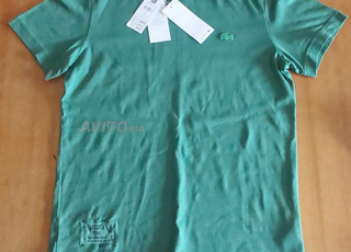 T-shirt Lacoste vert Regular fit Taille 3 original