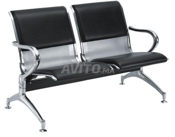 banquette en cuir (chaises de salle d'attente) y - 2