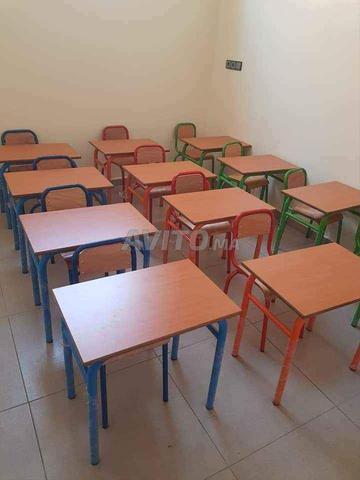 Mobilier de scolaire table pupitre⭐​⭐​⭐​⭐​⭐​