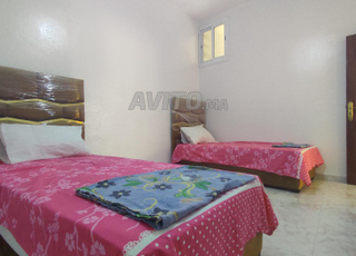 شقة مجهزة للكراء عطل فنيدق