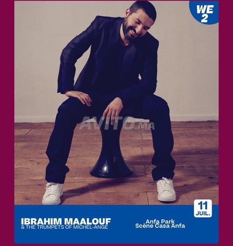 4 pass JAZZABLANCA A VENDRE IBRAHIM MAALOUF