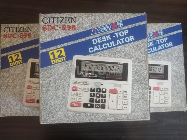 Vente lot de  calculatrices  neuves et originales