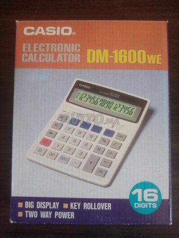 Calculatrice Casio DM-1600WE neuve 
