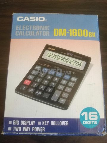 Calculatrice Casio DM-1600 BK Neuve 