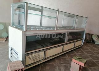 comptoir vitrine réfrigéré  3m