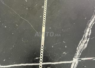 Chaîne en argent véritable – Modèle italien 