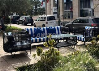 Salon de jardin Design métalique (Peinture laquée)