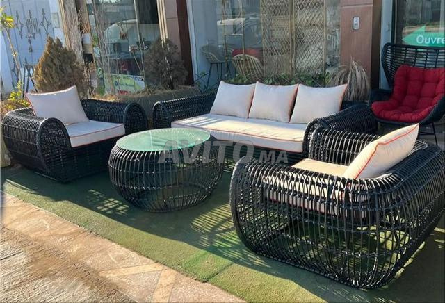 Salon de jardin Design métalique (Peinture laquée) - 2