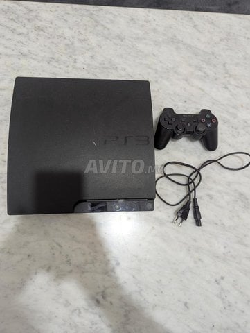 Playstation 3 slim Flashé avec manette