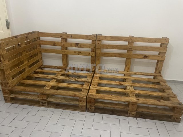 canape lit en bois pallette