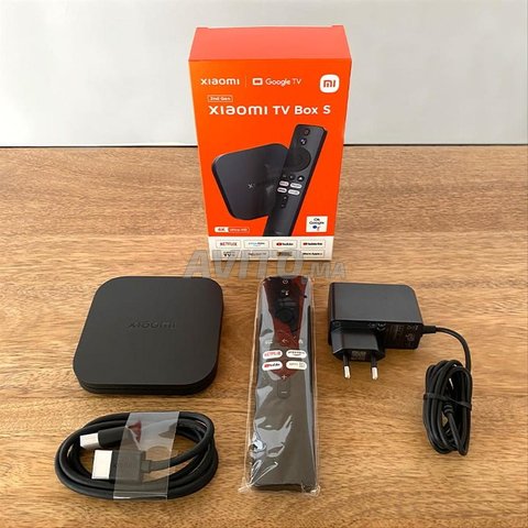 Xiaomi mi box S Tvbox Google TV  4k neuf original