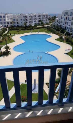 Appartement bien équipé avec piscine à louer 