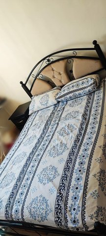 lit 2 places matelas 2 chevets