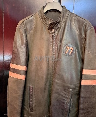 jacket veste cuire orig neuve M 