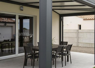 pergola en aluminium fixe