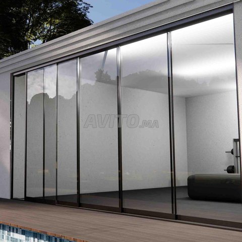 coulissante vitrage 5 rail 