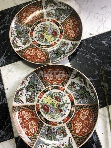 assiette en décoration 
