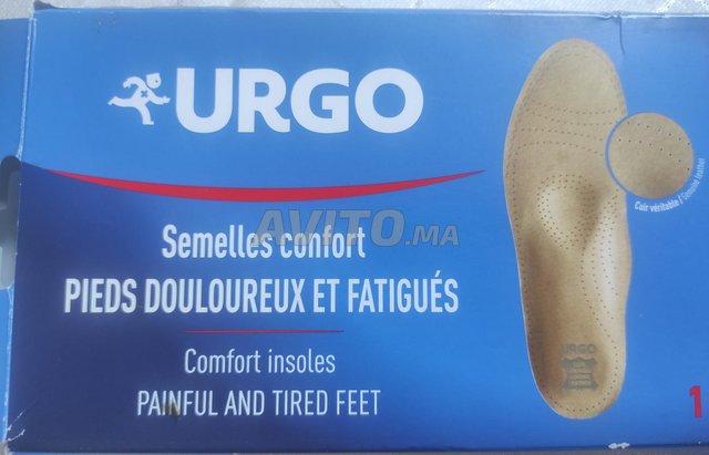 Semelles confort pieds douloureux & fatigués 36-38